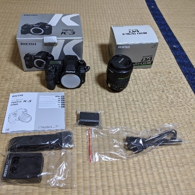 PENTAX(ペンタックス)のPENTAX K-3 18-270mm F3.5-6.3付き スマホ/家電/カメラのカメラ(デジタル一眼)の商品写真