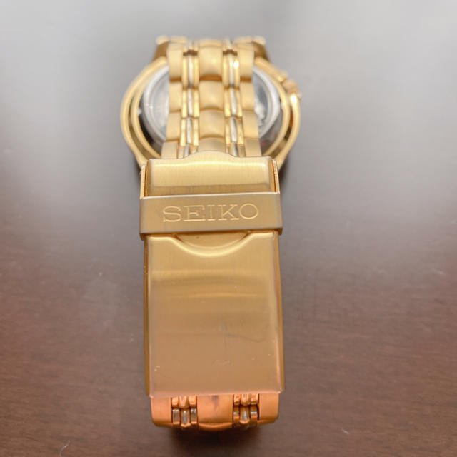 SEIKO(セイコー)のSEIKO 7S26-01G0 5 Sports ゴールド 中古品 メンズの時計(腕時計(アナログ))の商品写真