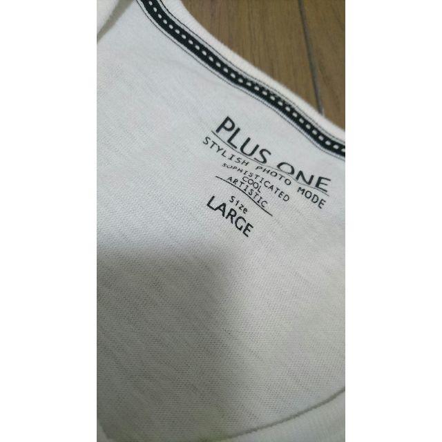 【美品】PLUS ONE 長袖Ｔシャツ メンズのトップス(Tシャツ/カットソー(七分/長袖))の商品写真