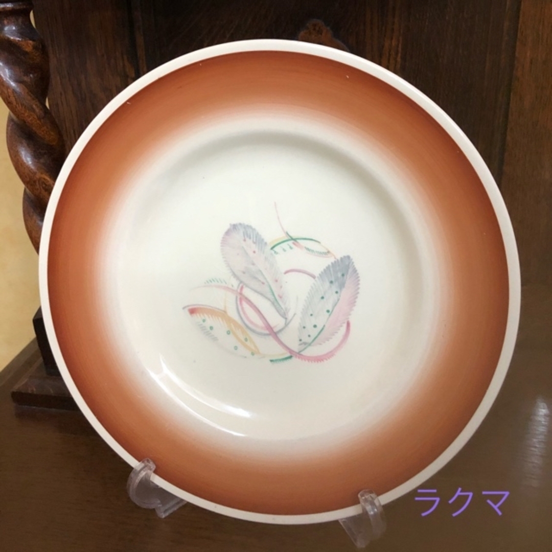 グレイリーフ  茶色 25cm＊スージークーパー ＊イギリス アンティーク