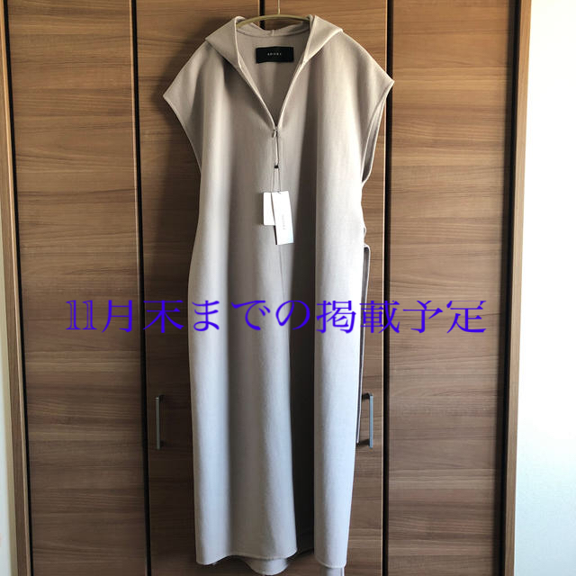 送料無料でお届け ADORE ライトリバーフーディワンピース 先行予約