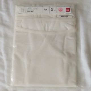 ユニクロ(UNIQLO)のヒートテックモイスト　キャミソール　白　XL(アンダーシャツ/防寒インナー)