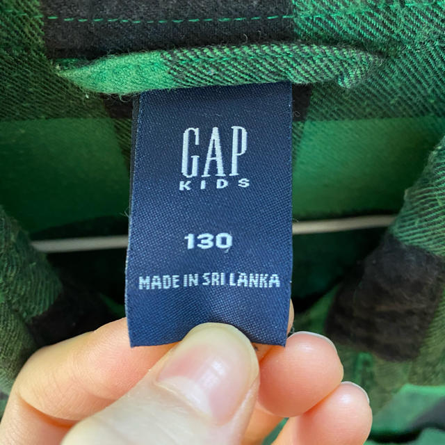 GAP(ギャップ)のGAP ギャップ　チェックシャツ　キッズ　130 キッズ/ベビー/マタニティのキッズ服男の子用(90cm~)(ブラウス)の商品写真