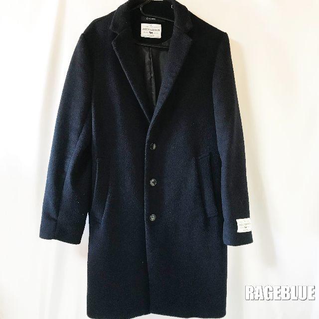 RAGEBLUE(レイジブルー)の【RAGE BLUE】 AUSTRALIAN MERINO WOOL コート メンズのジャケット/アウター(チェスターコート)の商品写真