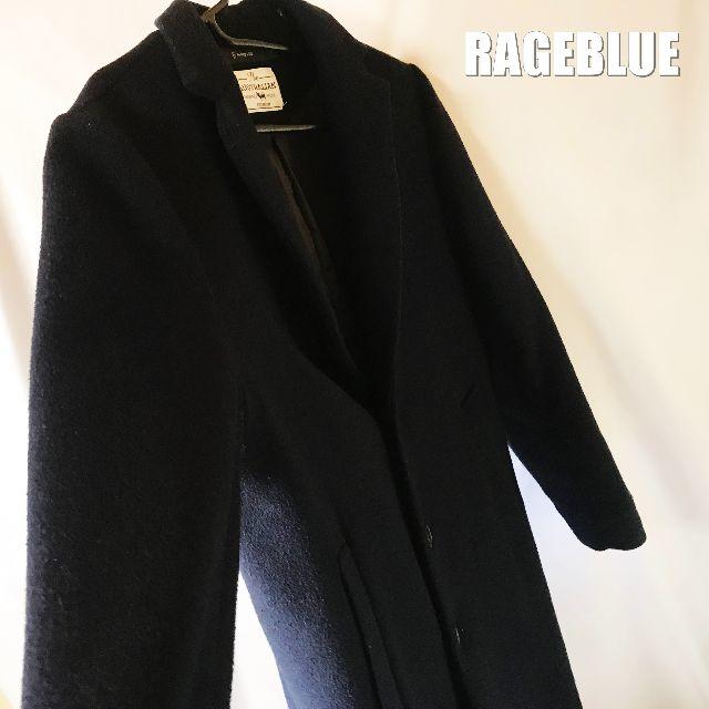 RAGEBLUE(レイジブルー)の【RAGE BLUE】 AUSTRALIAN MERINO WOOL コート メンズのジャケット/アウター(チェスターコート)の商品写真