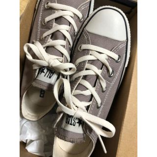 コンバース(CONVERSE)のコンバース グレージュ  22.5(スニーカー)