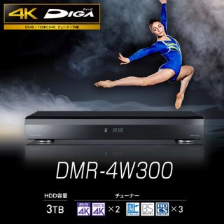 パナソニック(Panasonic)のDan17様専用)✩まとめて4台)Panasonic DMR-4W300 (ブルーレイレコーダー)