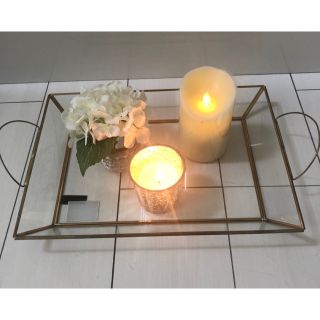 ザラホーム(ZARA HOME)の￥6,590ザラホームZARA HOMEゴールドガラストレイ(その他)