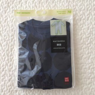 マリメッコ(marimekko)の【新品】UNIQLO marimekko ベビーロンパース(ロンパース)