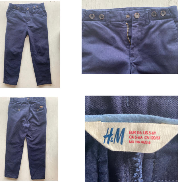 H&M(エイチアンドエム)のお値下げ。H&M キッズ　スーツセットアップ　　120 キッズ/ベビー/マタニティのキッズ服男の子用(90cm~)(ドレス/フォーマル)の商品写真