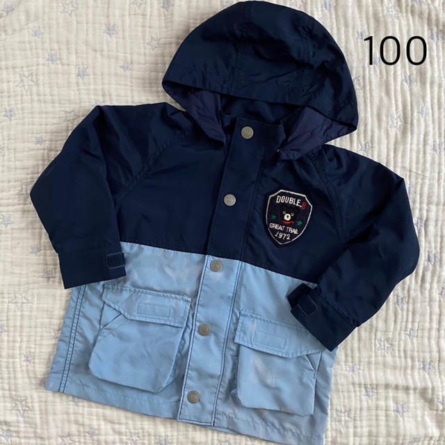 DOUBLE.B(ダブルビー)のDOUBLE.B＊Ｂくん　ウィンドブレーカー　100 キッズ/ベビー/マタニティのキッズ服男の子用(90cm~)(ジャケット/上着)の商品写真