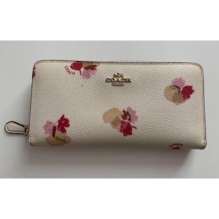 コーチ(COACH)のコーチ COACH 長財布 花柄 中古(財布)