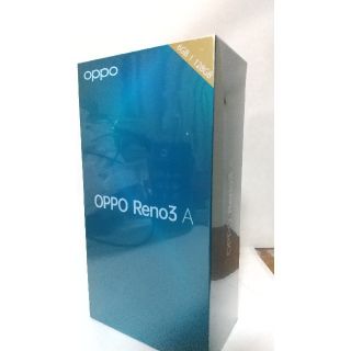 ラクテン(Rakuten)の 新品未開封 楽天 OPPO Reno3 A SIMフリー ブラッ(スマートフォン本体)