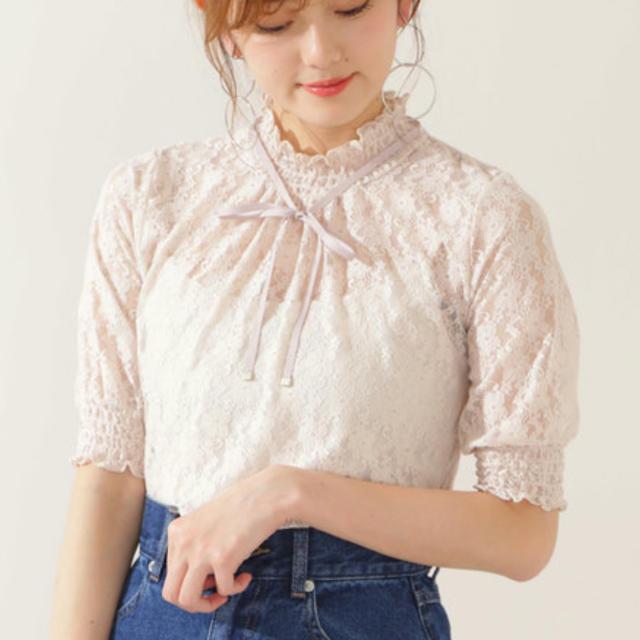 JILLSTUART レース ブラウス