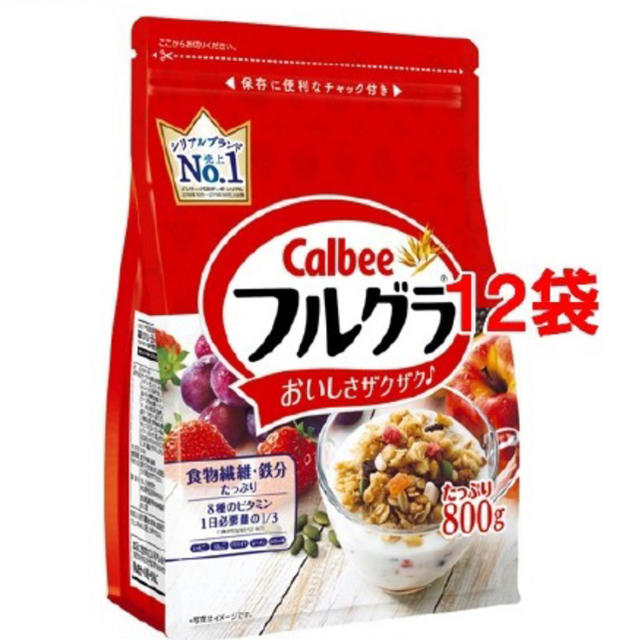 カルビー　フルグラ　800ｇ✕12袋食品