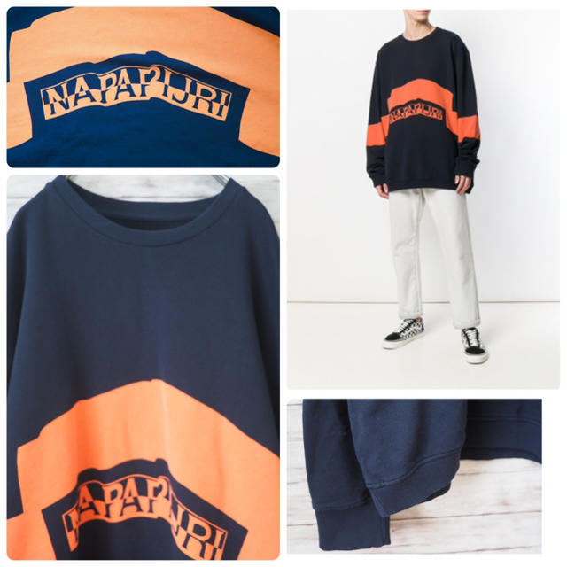 NAPAPIJRI(ナパピリ)の2018SS Napa by Martine Rose Logo Sweat メンズのトップス(スウェット)の商品写真