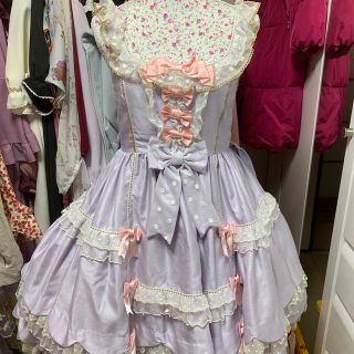 アンジェリックプリティー(Angelic Pretty)のアンジェリックプリティJＰSラベンダー(ひざ丈ワンピース)