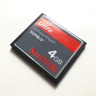 サンディスク(SanDisk)のSandisk CFカード 4GB 30MB/S コンパクトフラッシュカード(その他)