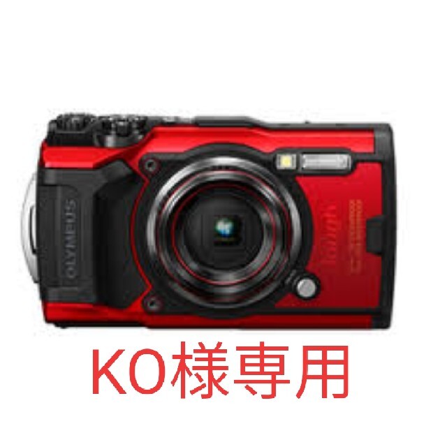OLYMPUS(オリンパス)のTG-6 新品未使用 RED＆BK スマホ/家電/カメラのカメラ(コンパクトデジタルカメラ)の商品写真