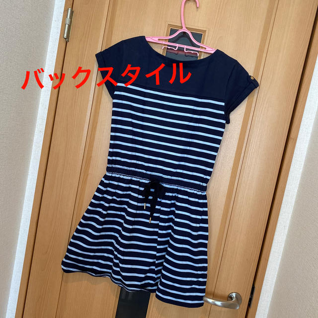 BURBERRY BLUE LABEL(バーバリーブルーレーベル)の♡クレストブリッジ　ブルーレーベル  ボーダーチュニックワンピース　38 レディースのトップス(チュニック)の商品写真