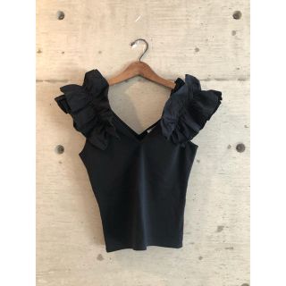 ザラ(ZARA)のフリルタンクトップ(タンクトップ)