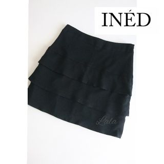 イネド(INED)のINED イネド スカート ブラック (ミニスカート)