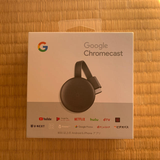 CHROME(クローム)のクロームキャスト　Chromecast スマホ/家電/カメラのテレビ/映像機器(テレビ)の商品写真