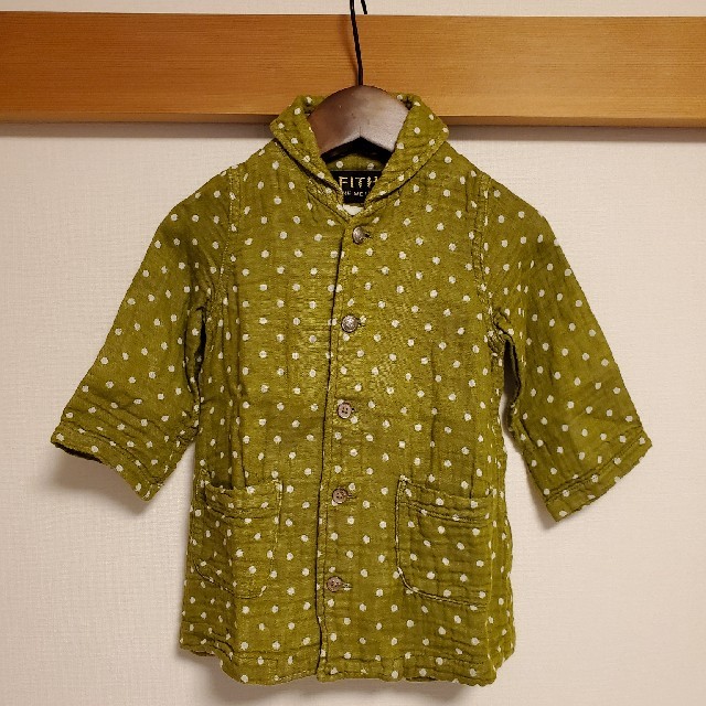 FITH(フィス)のFITH⭐ドット柄のシャツコート キッズ/ベビー/マタニティのキッズ服男の子用(90cm~)(Tシャツ/カットソー)の商品写真