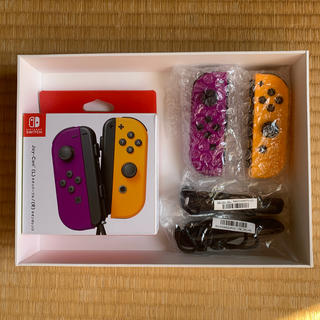 ニンテンドースイッチ(Nintendo Switch)のJoy-Con ネオンパープル/ネオンオレンジ(家庭用ゲーム機本体)