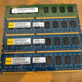 エリクシール(ELIXIR)のメモリ DDR3 1333 2g x 4(PCパーツ)