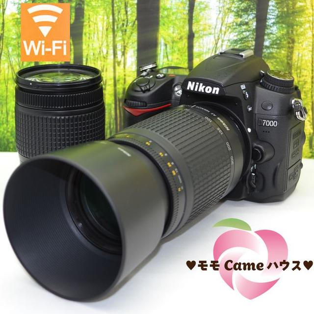 モモCameハウス一眼レフニコン D7000一眼レフ☆Wレンズセット☆1254