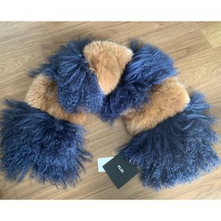 MOSCHINO - リアルファー フォックス ファーティペット マフラー
