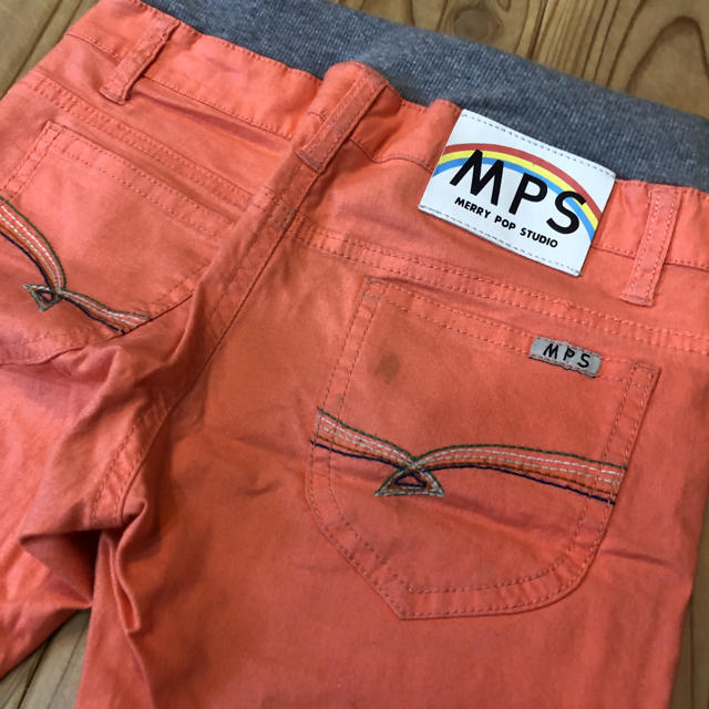 MPS(エムピーエス)のMPS サイズ130 オレンジパンツ キッズ/ベビー/マタニティのキッズ服男の子用(90cm~)(パンツ/スパッツ)の商品写真