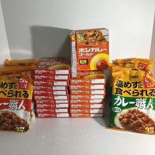 江崎グリコカレー職人中辛・甘口・ボンカレー辛口・中辛(インスタント食品)