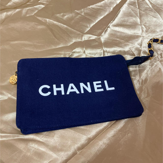 CHANEL☆ポーチ☆チェーンストラップ付き