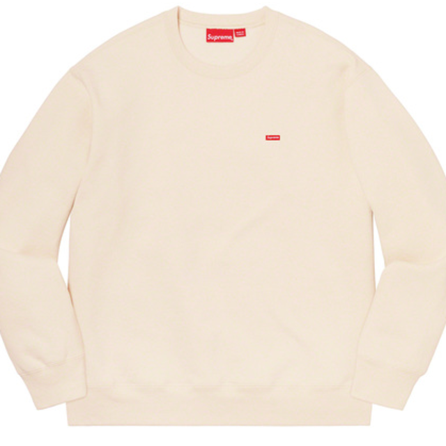 Supreme Small Box Crewneck Natural M