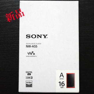ソニー(SONY)の未開封新品SONY ウォークマン NW-A55 トワイライトレッド(ポータブルプレーヤー)