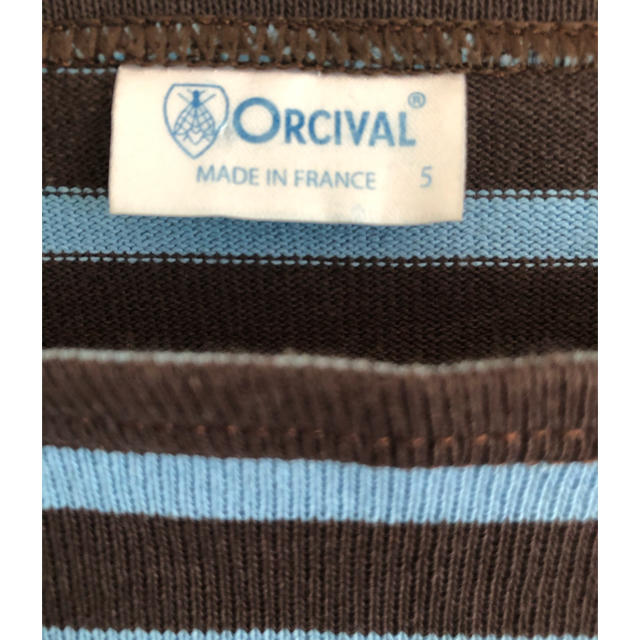 ORCIVAL(オーシバル)の【最終価格！】美品ORCIVAL フレンチバスクシャツ ボーダー サイズ5 メンズのトップス(Tシャツ/カットソー(七分/長袖))の商品写真