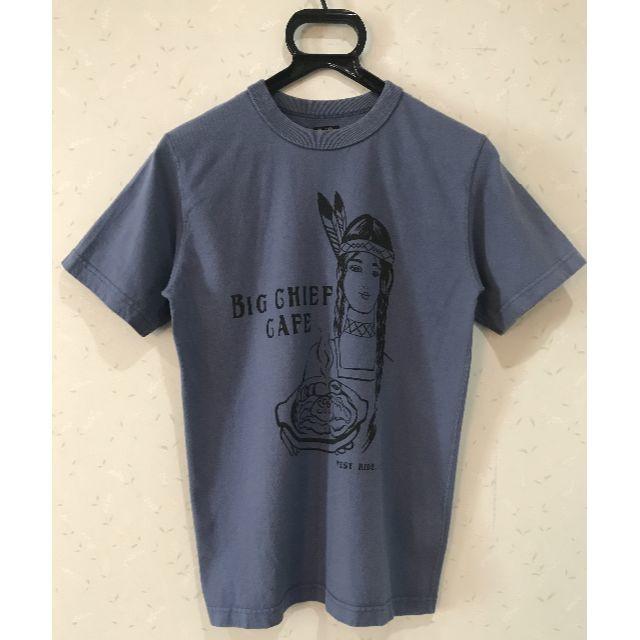 WESTRIDE(ウエストライド)の＊ウエストライド Big Chief Cafe 半袖Tシャツ 36 メンズのトップス(Tシャツ/カットソー(半袖/袖なし))の商品写真