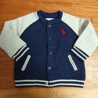 ラルフローレン(Ralph Lauren)の未使用 ラルフローレン スタジャン 裏起毛 9M 70～80(ジャケット/コート)