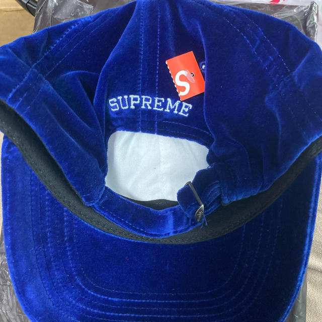 supreme  Sロゴ　ベルベット　6-panel キャップ 2