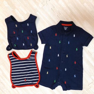 ポロラルフローレン(POLO RALPH LAUREN)のラルフローレン／半袖 ロンパース セット販売(ロンパース)