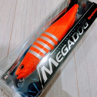 メガバス(Megabass)のメガバス　メガドッグ　限定カラー レッドシルバーストライプ(ルアー用品)