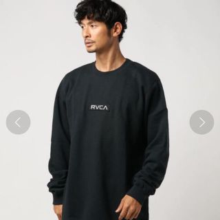 ルーカ(RVCA)のrvca ブラック　トレーナー(スウェット)