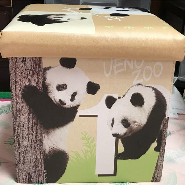 Thank You シャンシャン スツール 上野動物園 記念 グッズ ありがとう サンキュー 上野動物園 パンダ シャンシャン スツールボックス 椅子 シャンシャン★パンダ★上野★ブランケット