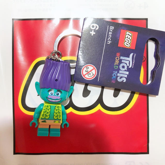 Lego(レゴ)のLEGO トロールズ　ブランチ　キーホルダー キーリング　Trolls エンタメ/ホビーのアニメグッズ(キーホルダー)の商品写真