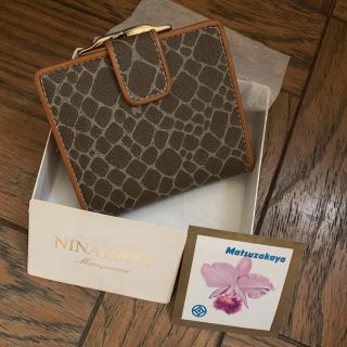 ニナリッチ(NINA RICCI)の財布 折り畳み コンパクト 松坂屋(財布)