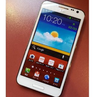 ギャラクシー(Galaxy)の動作問題無しも古いため格安で☆au GALAXY SⅡ WiMAX ホワイ(スマートフォン本体)