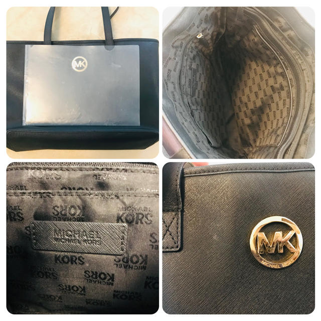 Michael Kors(マイケルコース)のカメリア様専用　MICHAEL KORS ブラックトートバッグ レディースのバッグ(トートバッグ)の商品写真