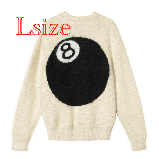 stussy 8ball HeavyMohair Sweater Lsize